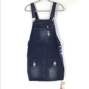 Boke Jean Overall Dress NWT